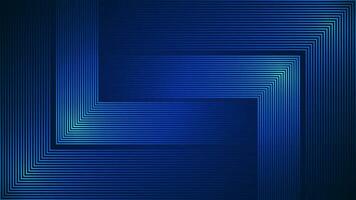 Dark blue simple abstract background with lines in a geometric style as the main element. vector