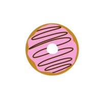 Chocolat fraise Donut png