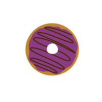 Chocolat taro Donut png