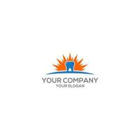 Horizon Dental Logo Design Vector