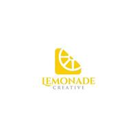 Lemonade Creative Logo Design Vector