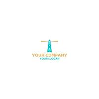 Law Firm Lighthouse Logo Design Vector