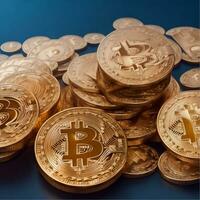 Bitcoin Technology The Future of Digital Finance, Generative Ai photo