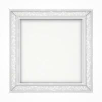 Floral and Ribbon Frame Patterns Illustration, Ai Generative photo