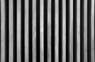 Timber batten, wood slat wall, decorate pattern texture, black and white color background. photo