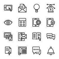 Web Design Line Vector Icons 1