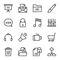 Web Design Line Vector Icons 6