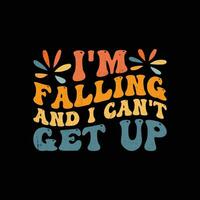 i'm falling and i can't get up vector