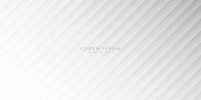 Abstract white background. minimal geometric white modern background vector