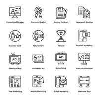 Business Line Vector Icons 4