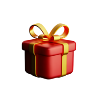 gift 3d icon illustration png