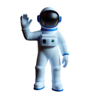 astronauta 3d Renderização ícone ilustração png