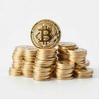 Bitcoin Technology The Future of Digital Finance, Generative Ai photo