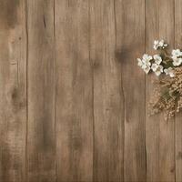 Beauty Antique Wood Background, Generative Ai photo