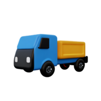 truck 3d rendering icon illustration png