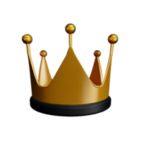 corona 3d icona illustrazione png