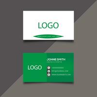 Print modern business card design template vector