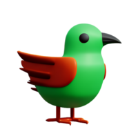 bellissimo uccelli 3d icona illustrazione png