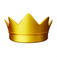 crown 3d icon illustration png