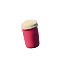 milk package 3d rendering icon illustration png