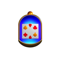 Casino 3d rendering icon illustration png