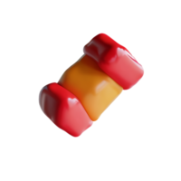 candy 3d rendering icon illustration png