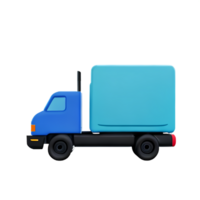 truck 3d rendering icon illustration png