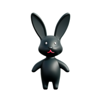 lapin 3d icône illustration png