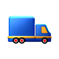 truck 3d rendering icon illustration png