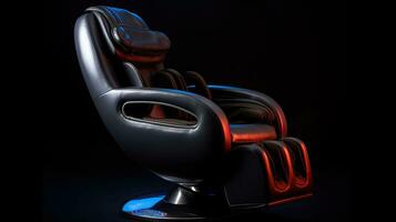 An electric massage chair. Generative Ai photo