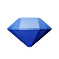 diamant 3d renderen icoon illustratie png