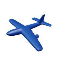 Flugzeug 3d Rendern Symbol Illustration png