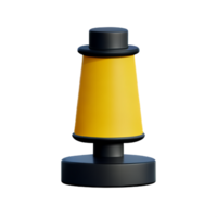 lamp 3d rendering icon illustration png