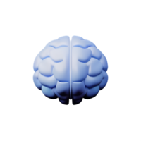 cerebro 3d icono ilustración png