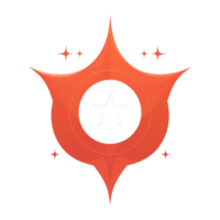 Moon Sticker Blood Bloodmoon Eclipse Star ai generated png