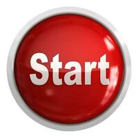 Red Start button photo