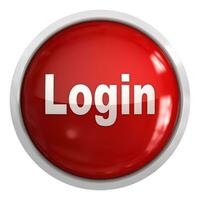 Red Login Button photo