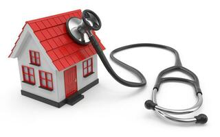 Red House and Stethoscope photo