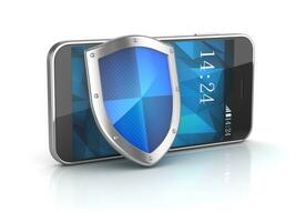 Smart Phone with Shield photo