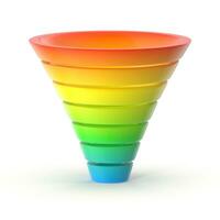 Colorful Funnel Concept photo