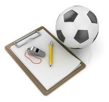 Notepad with Soccer Ball photo