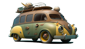 3d cartoon car pixar style realistic png for free download, Ai Generative