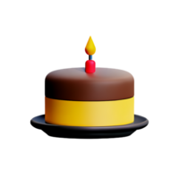 torta 3d icona illustrazione png