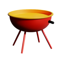 parrilla de ilustración 3d png