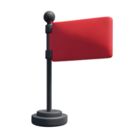 flag 3d rendering icon illustration png