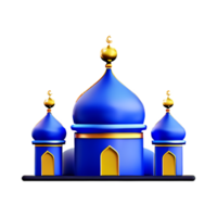 mosque 3d icon illustration png