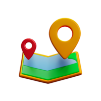 maps guidance 3d travel and holiday illustration png