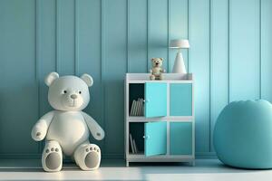 modern interior for a childs room photo