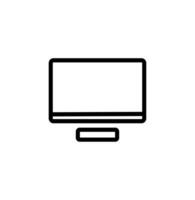 computer icon on a white background vector