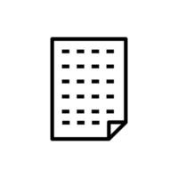 document icon on a white background vector